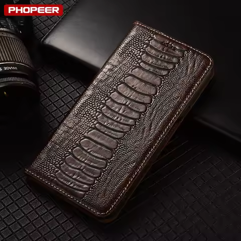 For Realme GT 7 8 Global GT7 Pro Flip Genuine Leather Case Magnet Wallet Book Cover For Realmi Realm