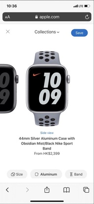 Apple Watch SE (GPS) Nike 44MM