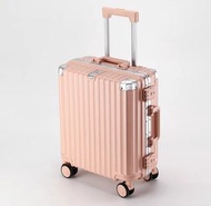 Luggage used (最小16吋)加厚鋁框款旅行喼行李箱女加厚旅行箱静音萬向輪旅行箱  喼 travel 行李喼 旅行喼 旅行箱 Suitcase 行李箱 baggage  旅行箱 粉紅色喼 hand carry luggage pink luggage