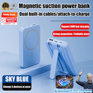 Bank kuasa ✅ Pensijilan 3C 20000mAh Magsafe Powerbank Magnetic Powerbank 30W Fast Charger Mini Power