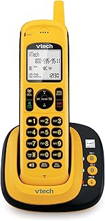 VTech DS6161w DECT 6.0 Rugged Waterproof Cordless Phone with Bluetooth Connect to Cell, 1 Handset