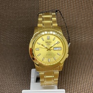 [Original] Seiko 5 SNKK20K1 Automatic Gold Stainless Steel Men Analog Casual Watch