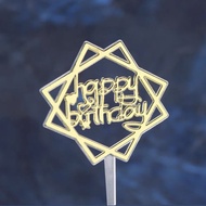 Happy Birthday 蛋糕插牌