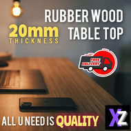 2x4ft 60x120cm Table Top Rubberwood Wood Material papan table top