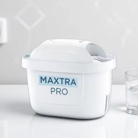 MAXTRA PRO Pure Performance Water Filter Cartridge - Original BRITA Refill reducing impurities, Chlo
