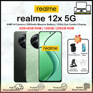 realme 12x 5G | 11x 5G Smartphone | 8+8GB RAM | 128GB ROM | 64MP AI Camera | 5000mAh Massive Battery | 33W SuperVOOC Charge | 100% Original Product