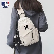 MLBˉ Official NY MZ Y3 NY Joint Trend Chest Bag One Shoulder Messenger Bag Mens Casual Backpack Coup