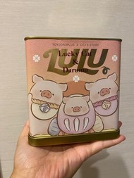 全原色Lulu豬 絕版 招財 原色達摩 招財豬 罐頭