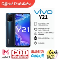 [SECOND ORI] Vivo Y21 - Ram (4+1)GB - Internal 64GB FULLSET GARANSI RESMI AKTIF