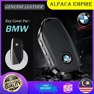 Kunci Kereta BMW Premium Key Cover Aluminium Alloy Genuine Leather Key Cover for BMW X1 IX4 IX3 XM X