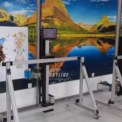 AI 4K 9600DPI HD Wall Printer Auto Fold Easy Operate TV background advertising graffiti home Wall an