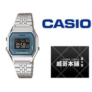 【威哥本舖】Casio台灣原廠公司貨 LA680WA-2B 復古型淑女電子錶 LA680WA