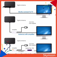Skym* TV Antenna 1080P 37M Cable Signal Reception Thin 50 Mile Range Indoor Digital HDTV Antenna Home Supplies