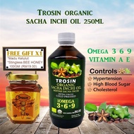 Sacha Inchi Oil Trosin Organic 250ml (free gits MADU KELULUT 100GM)