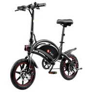 [EU Direct] DYU D3F 10Ah 36V 250W 14in Folding Moped Electric Bike 25km/h Top Speed Max Load 120kg D