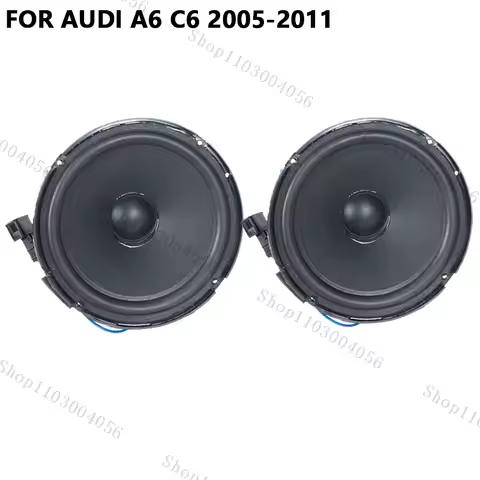 Car Front Door Speaker For Audi A6 C6 2005 2006 2007 2008 2009 2010 2011 Middle Bass Horn Accessorie
