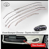 Toyota Harrier Xu60 Front Bumper Grille Chrome Trim