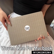 Woven case for Macbook Air 13.6/15 M4 M3 M2 A3240 A3241 2020 Air M1 A2337 Pro 13 A2338 A2442 Cover m