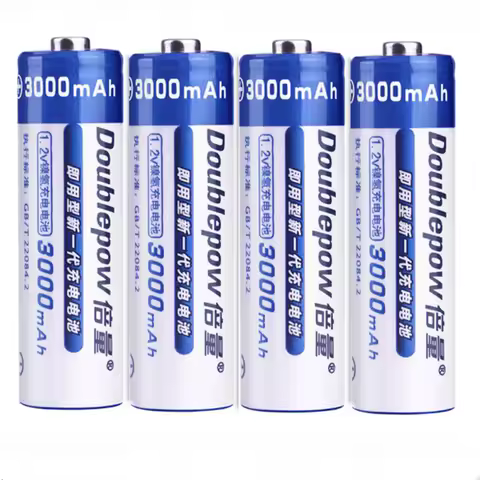 4pcs/lot Original 1.2v 3000mAh AA Rechargeable Battery Ni-MH Rechargeable Battery Microphone Special