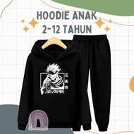 Kids Suit hoodie sweater Anime Jujutsu Kaisen/one set/sweater+Pants/Kids Suit hoodie Jacket sweater Tokyo Ghoul Jujutsu Kaisen Newest Age 2 3 4 5 6 7 8 9 10 11 12 Years Latest Material Fleece/jacket For Children, Size M L XL XXL
