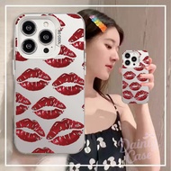 Redmi 14C 13C 10C 9A 9C 12C 10A Note 14 13 12 11 10s 9sProBig red lips Phone Case