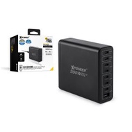 XPOWER - (黑色)GX200B 200W 8輸出 PD3.0/PPS 桌上型GaN充電器(原裝行貨 香港官方保養)