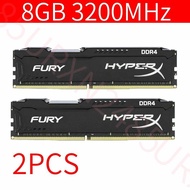 16GB 2x 8GB DDR4 3200MHz PC4-25600 CL16 288Pin Desktop Memory For HyperX Fury