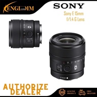 Sony 15mm f/1.4 G Lens | E 15mm