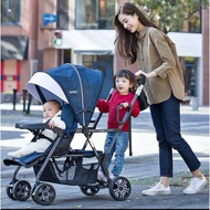 รถเข็นพี่น้อง​ Katoji Two-Person Stroller รถเข็นเด็ก มือ 2 used