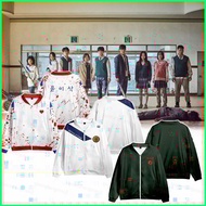 PS2 All of Us Are Dead Men and Women Baseball Jacket Tracksuit Casual Fashion Oversized Sweatshirts 