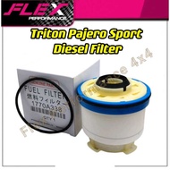 HIGH QUALITY MITSUBISHI TRITON 2.4 VGT PAJERO SPORT 1770A338 DIESEL FILTER FUEL FILTER BLUE MINYAK 1