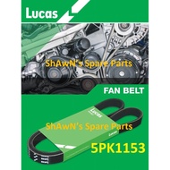 LUCAS Fan Belt 5PK1153 Honda City SEL VTEC