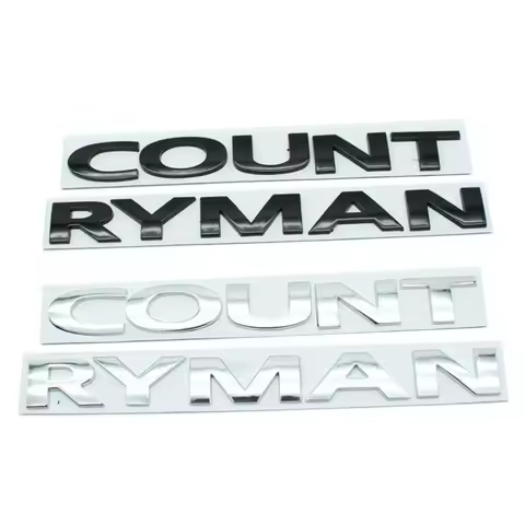 COUNTRYMAN Original Letter Logo Car Sticker for BMW Mini Modification Accessories Rear Tail Body Met