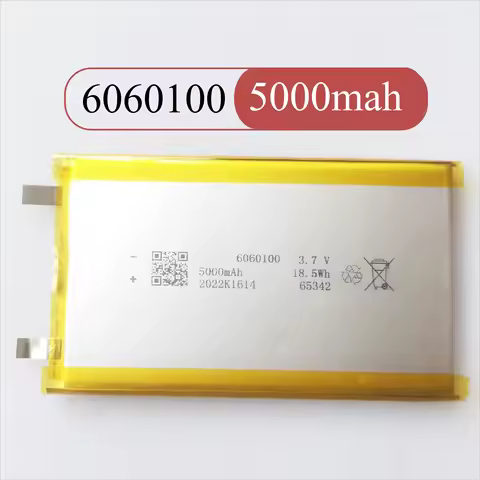 6060100 Lithium Battery 3.7V 5000mAh Large Capacity Battery Suitable for Massagers Fingerprint Lock 