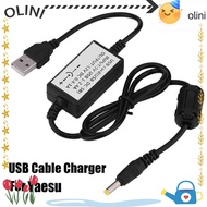 OLINI USB-DC-5B Walkie-talkie Cord Durable Sports USB Cable Cradle for Yaesu VX5R/VX6R/VX7R/VX8R FT1