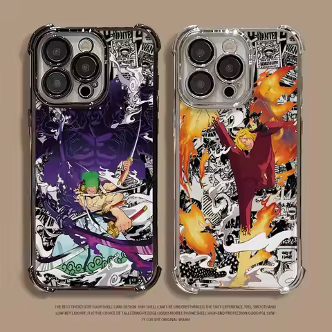 One Piece Zoro Sanji Plating Phone Case For Google Pixel 10a 10 9 8 7 9a 8a 7a Pro XL 5G Anti Fall A