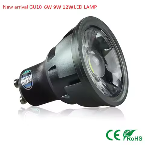 New arrivel GU10 COB dimmable 6w 9w 12w 85 ~ 265v GU10 LED Bulbs Spotlight spot light led Bulb Lampa
