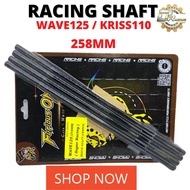 RACING BLOCK SHAFT /TIANG HEAD BLOCK JET ROD PANJANG WAVE125 KRISS110 (M8) FURIOUS ONCE TIANG BLOK L