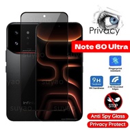 Anti-Spy Full Privacy Tempered Peek Glass For infinx Note60 Ultra Note 60 Ultra Note60Ultra 5G 2026 