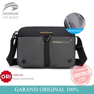 Haoshuai Men's Sling Bag 6814 Waterproof Men's Sling Bag
