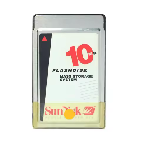 Original !!! Sandisk 10MB ATA Card 10Mbyte PCMCIA FLASH Card Memory PC Card 68PINS 5.0V