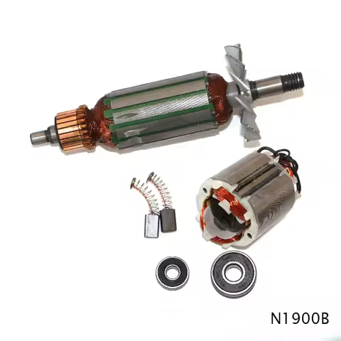 Drive Shaft Electric planer Armature Rotor,anchor stator bearing carbon brush parts for Makita N1900