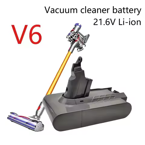 100% Brand New 21.6V Battery Suitable For Dyson V6 Vacuum Cleaner Series 12.8Ah DC58 DC59 SV03 SV04 