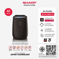 SHARP Air Purifier เครื่องฟอกอากาศ พลาสม่าคลัสเตอร์ ระบบ AIoT รุ่น FP-J50TA-H ขนาด 40 ตร.ม