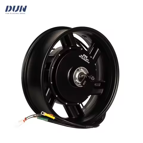 YMMOTOR 17x5.5inch ZX 130KMH Rated 6KW Peak 10KW WP V3 Wheel Hub Motor For E-Motorcycle
