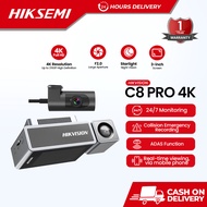 Hikvision C8 Pro 4K Dash Camera 4K Ultra HD Voice Control 24 Hours Parking Monitoring Collision Sens