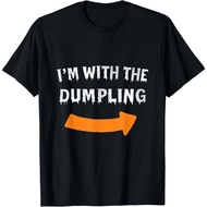 I'M With The Dumpling Funny Lazy Halloween Costume T-Shirt