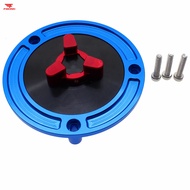 ฝาครอบถังน้ำมันแบบปรับแต่งได้สำหรับ Yamaha YZF R1 R6 R15 MT07 MT09 FZ1 FZ6 FJR1300 สีสันสดใส อุปกรณ์