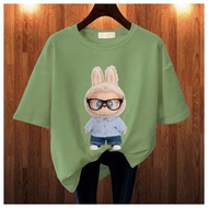 GET FASHION - KAOS LABUBU / T-SHIRT LABUBU / BLUS LABUBU / KAOS OVERSIZE LABUBU / KAOS COTTON COMBED