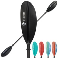Kayak Paddle Premium Carbon Fiber Paddle with Reinforced PP + Fiberglass Blade, Floating Adjustable 